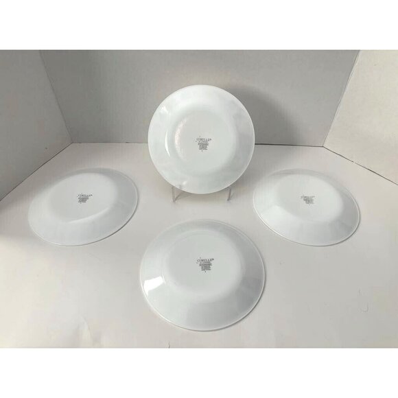 CORELLE Friendship Salad Dessert Plates 6 3/4" Set of 4 Corning Ware USA - Picture 3 of 6